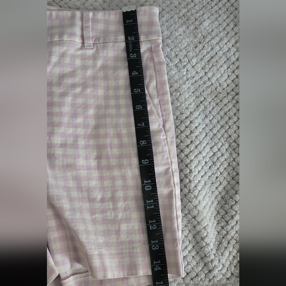 Purple Gingham Women's Shorts - Picture 6 of 6